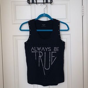 EXPRESS black graphic tank